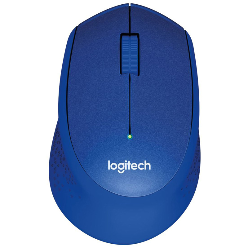 Logitech M330 Silent Plus Maus blau