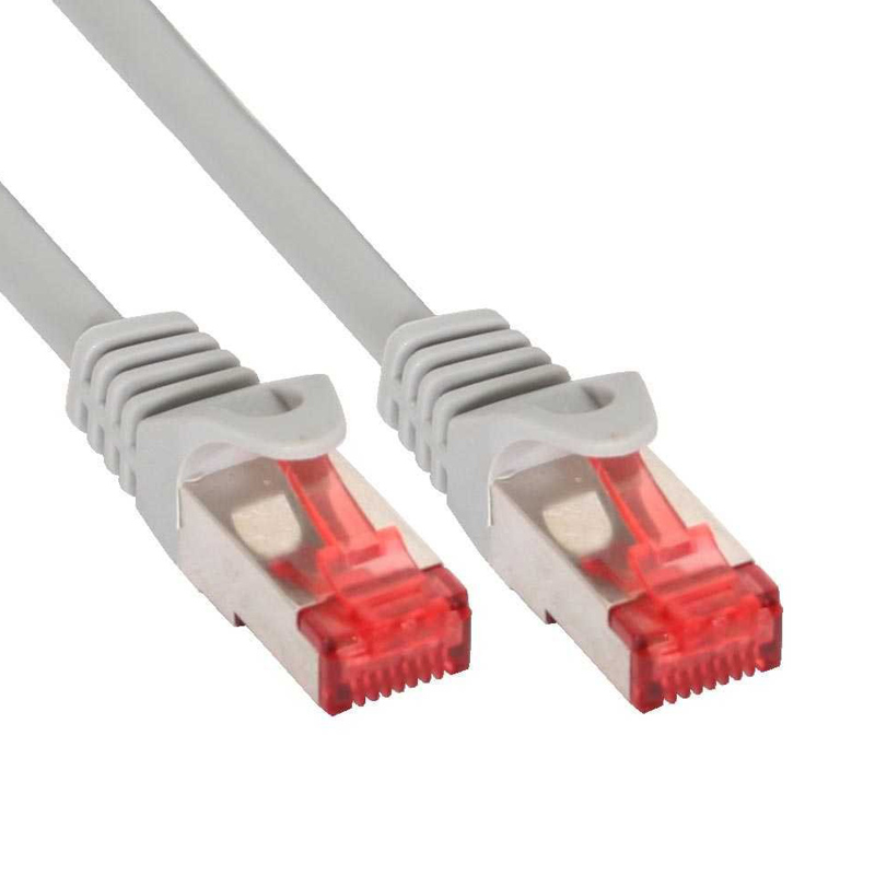 InLine Patchkabel S/FTP (PiMf) cat.6 grau 2m