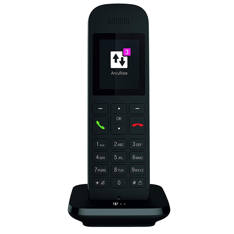 Telekom Speedphone 12 DECT Telefon schwarz