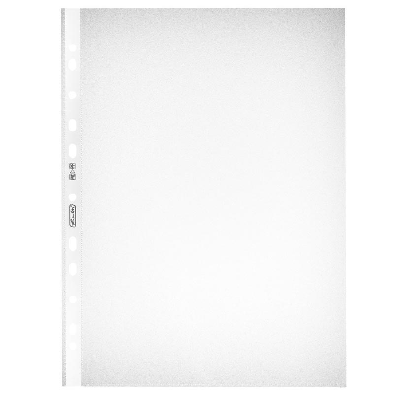 Herlitz Prospekthülle A4 genarbt Premium 100St.