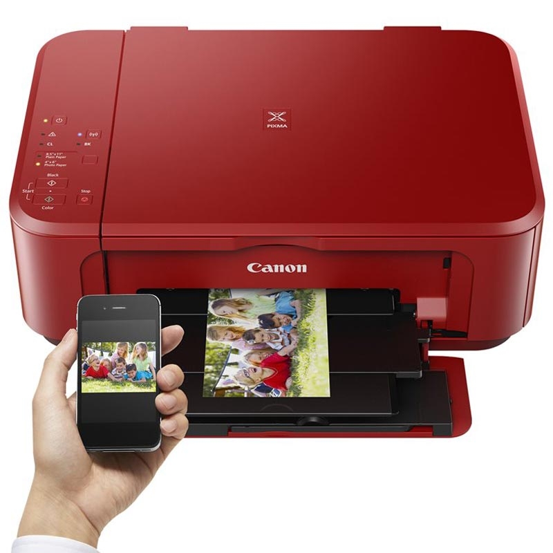 Canon PIXMA MG3650S 3-in-1 Farbtintenstrahldrucker rot