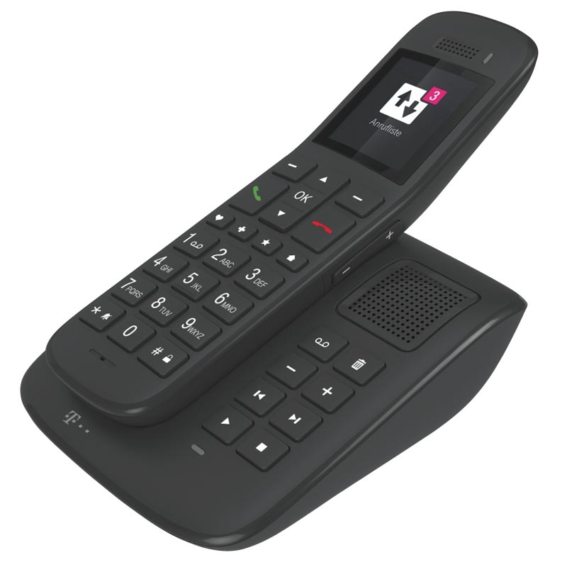 Telekom Sinus A32 mit Basis und AB ebenholz