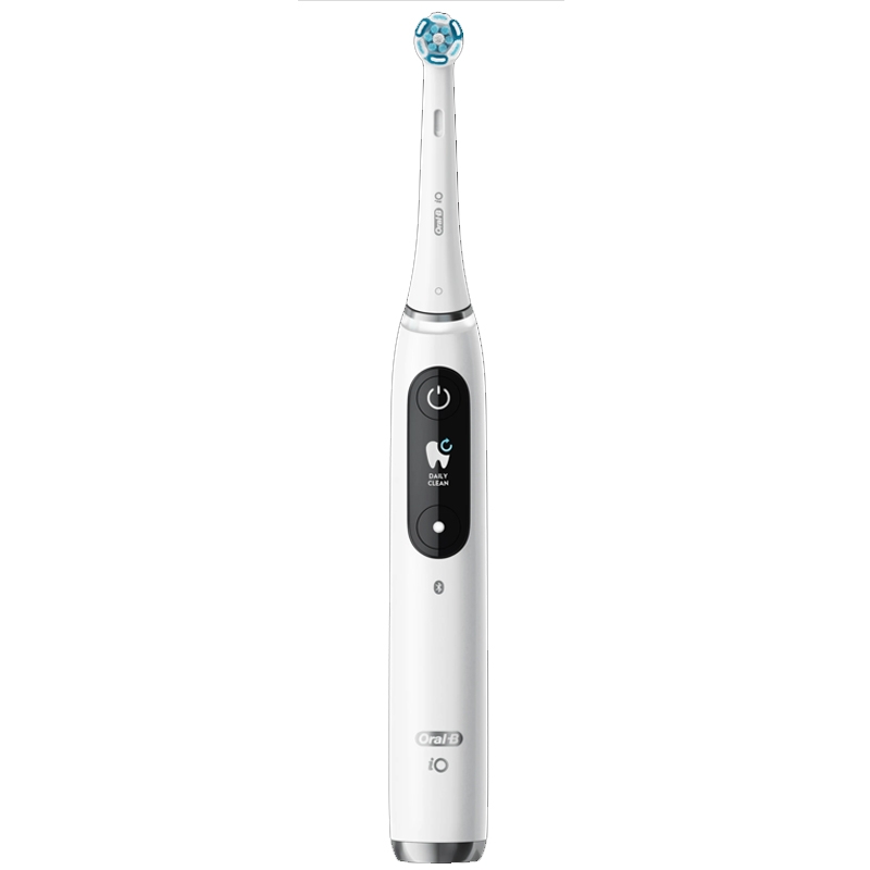 Oral-B iO 9N Elektrische Zahnbürste mit Magnet-Technologie white alabaster