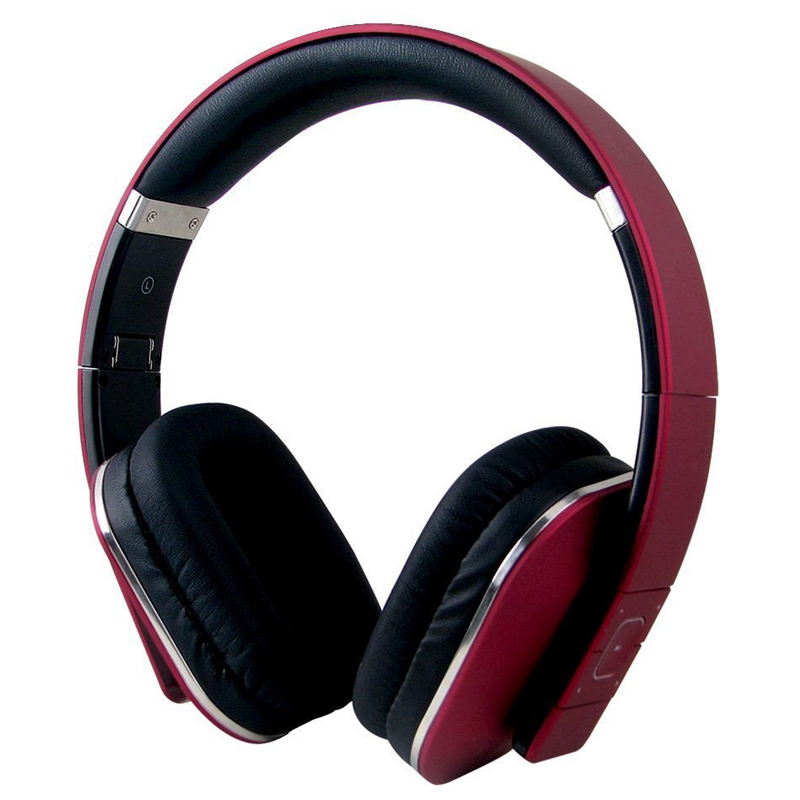 August EP650R Bluetooth NFC Kopfhörer rot