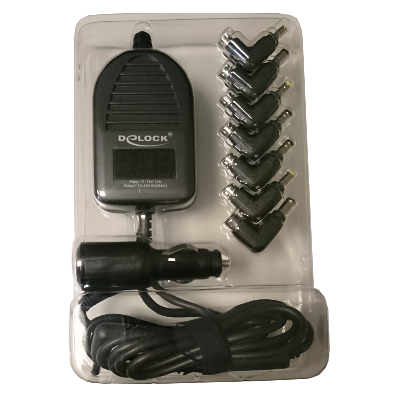 Delock Univ. Notebook KFZ DC-Adapter 90W Netzteil