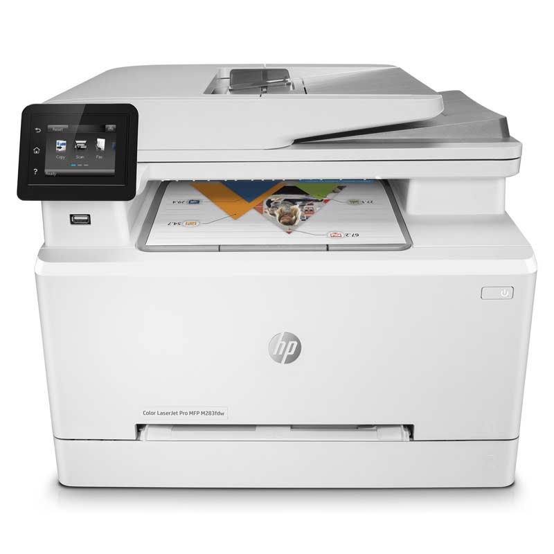 HP Color LaserJet Pro M283fdw Multifunktions-Farblaserdrucker weiß
