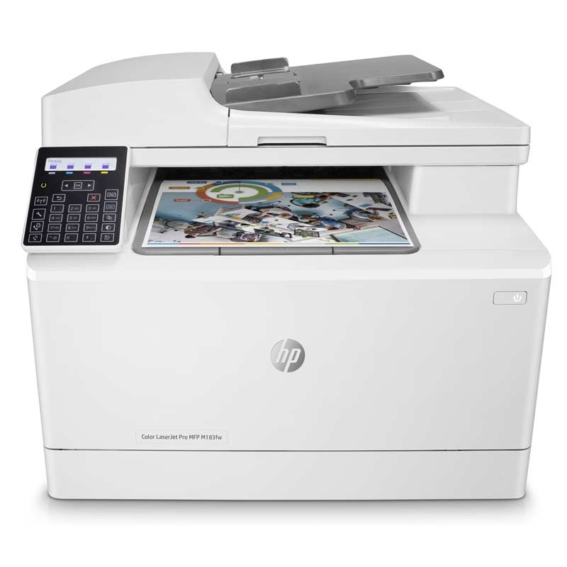HP Color LaserJet Pro M183fw Multifunktions-Farblaserdrucker weiß
