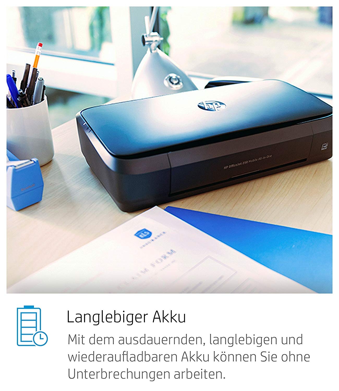 HP Officejet 250 mobiler All-in-One Multifunktionsdrucker