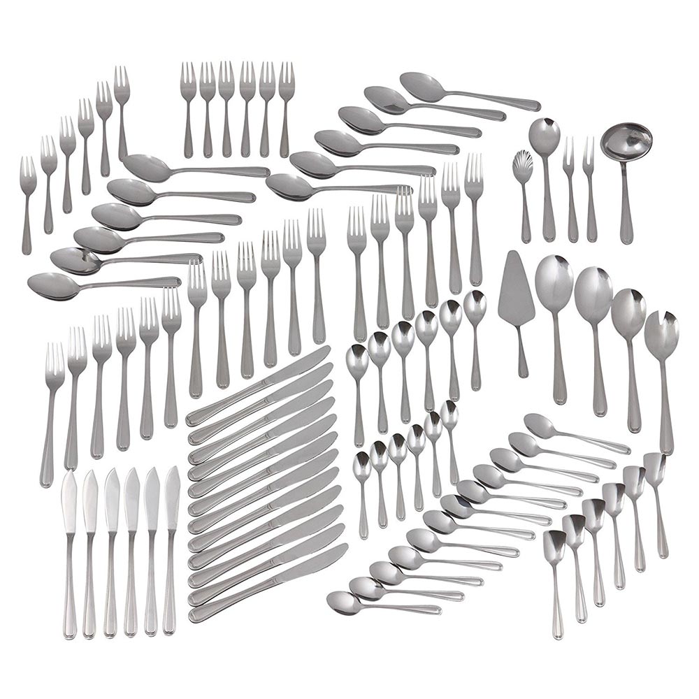 Gräwe Besteckset Tafelbesteck 100-tlg. für 12 Personen Menübesteck Edelstahl 2. Wahl Qualitätsprodukt