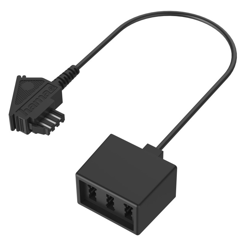 Hama Telefon-Adapter TAE-F-Stecker 3fach