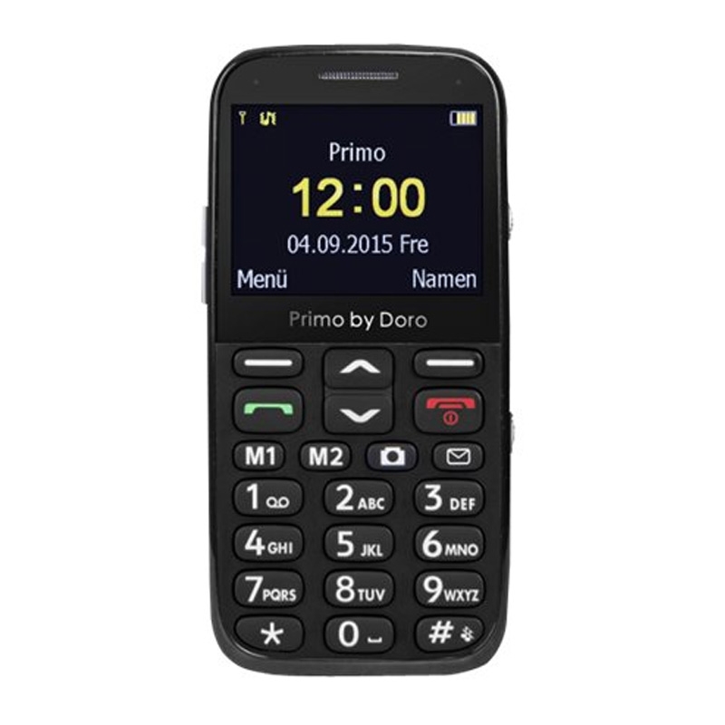 Primo 366 by Doro Großtastenhandy mit Tischladestation schwarz